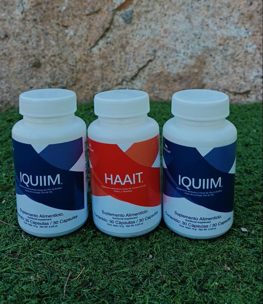 TRIADA PERSONAL (2 IQUIIM, 1 HAAIT) $1,977 + Envío $129 ** 20% dcto **